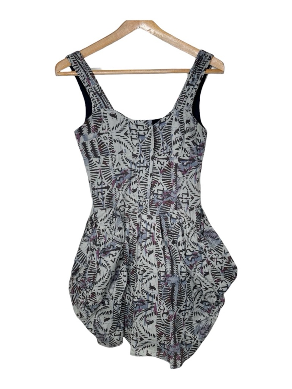All Saints Spitalfields Clarabella Dress U.S. Size 8 Bubble Hem Y2K Grunge